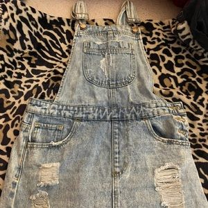 Forever 21 mini skirt overall